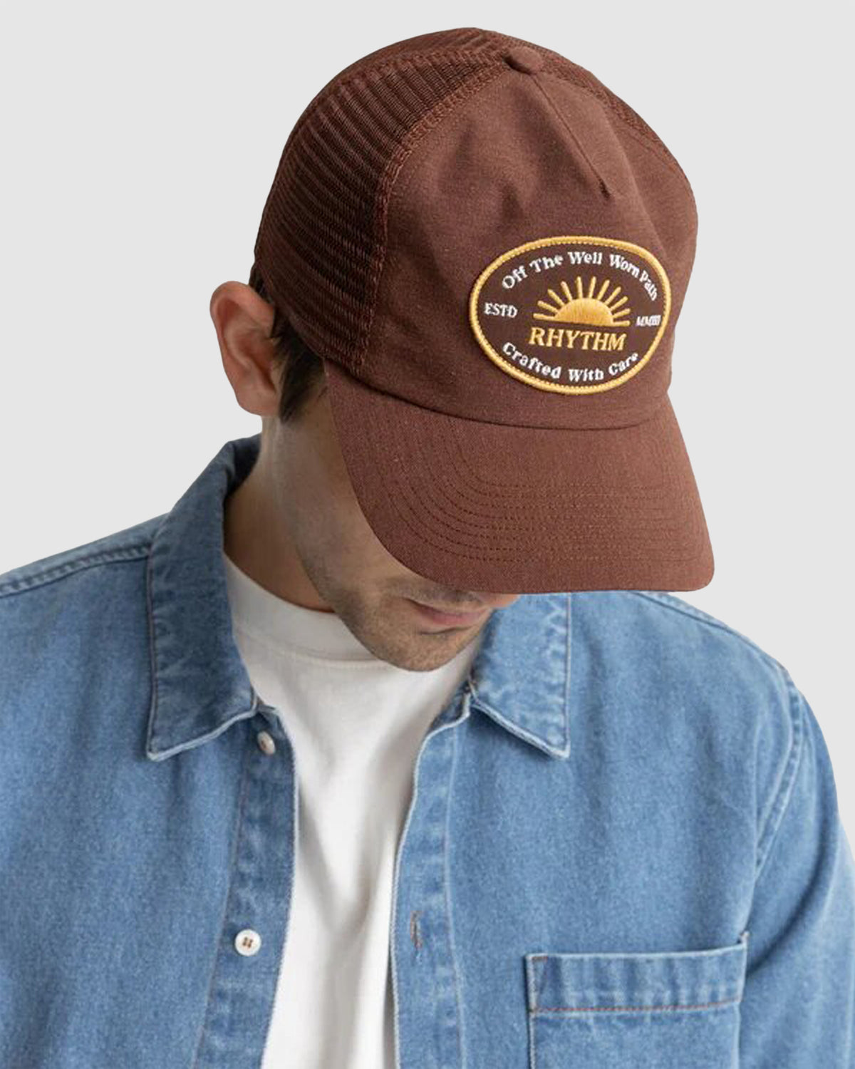 MENS WORN PATH TRUCKER CAP