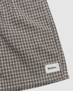 MENS LINEN CHECK JAM SHORTS
