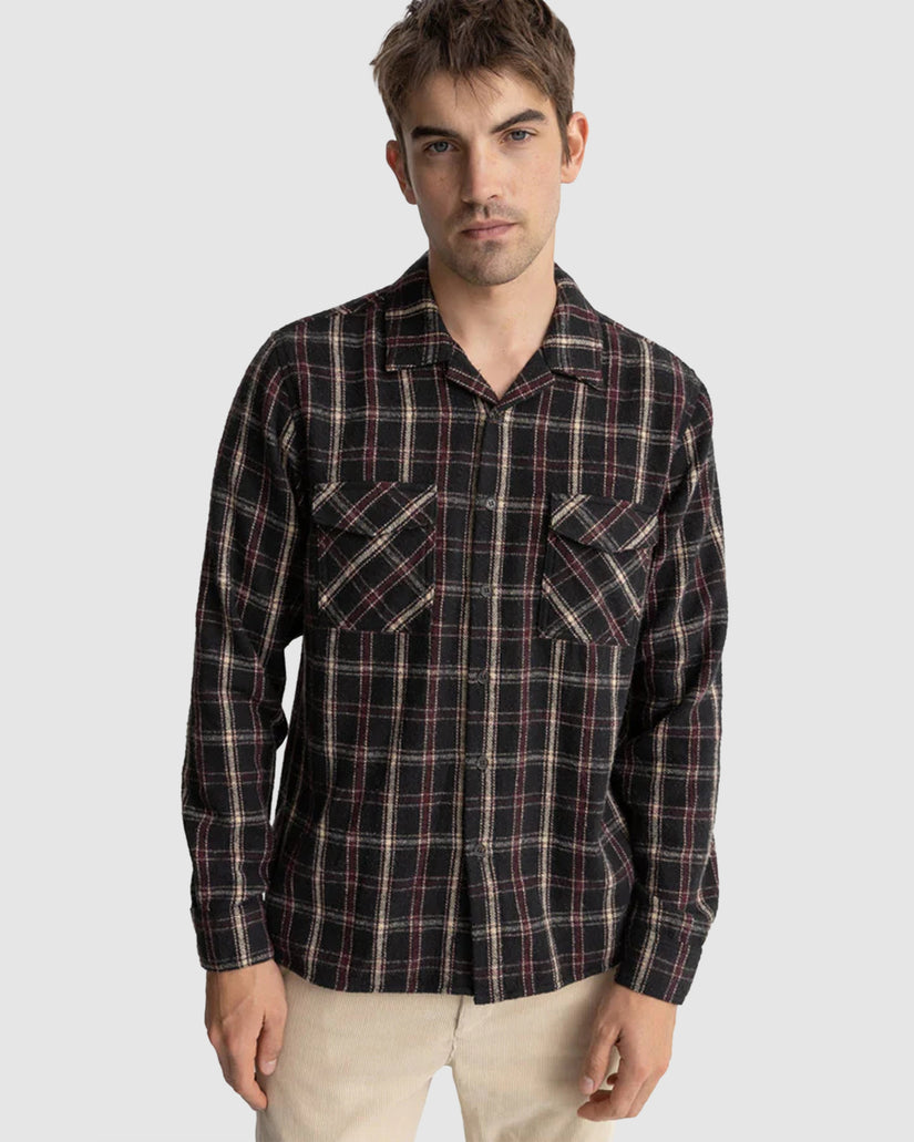 MENS CHECK LONG SLEEVE SHIRT