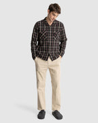 MENS CHECK LONG SLEEVE SHIRT
