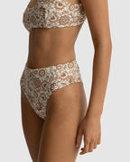 WOMENS RAYA PAISLEY HI WAIST BIKINI BOTTOMS