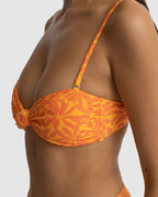 WOMENS ALLEGRA KNOT BANDEAU BIKINI TOP