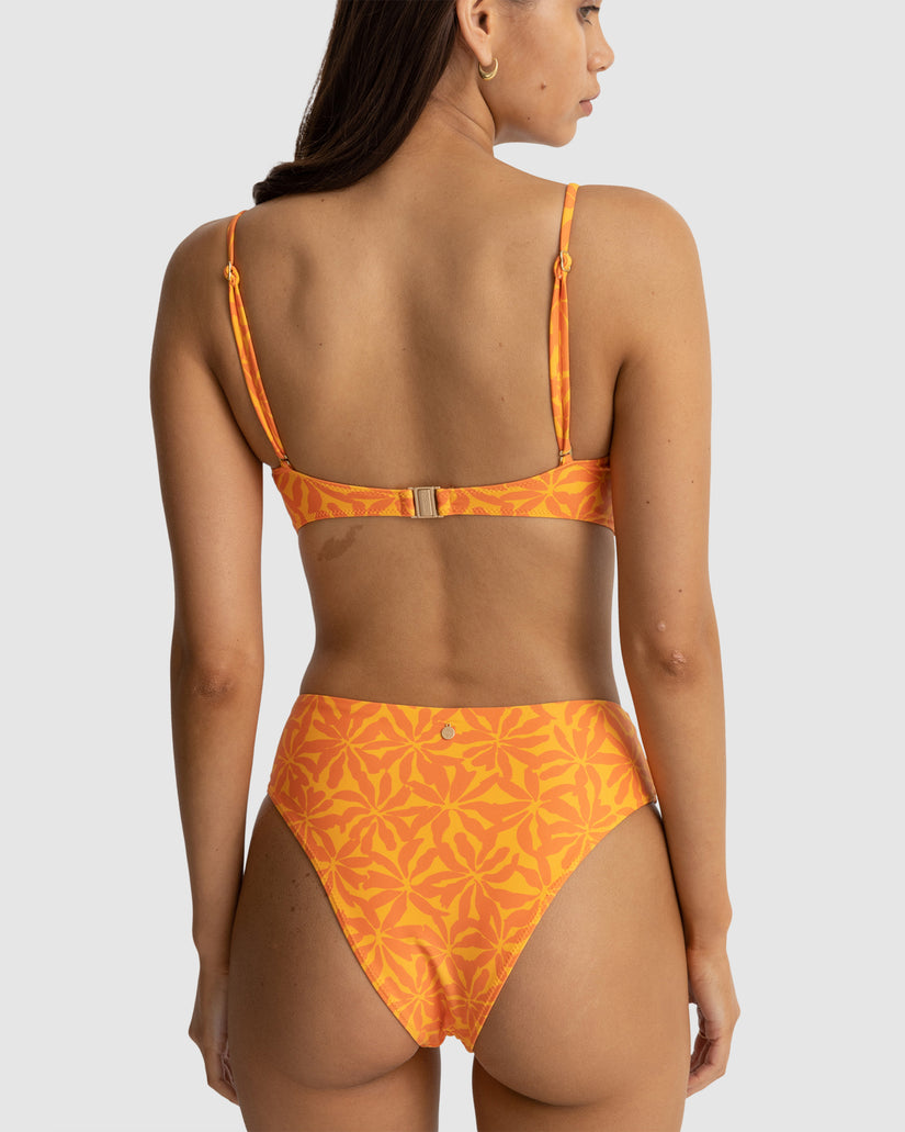 WOMENS ALLEGRA KNOT BANDEAU BIKINI TOP