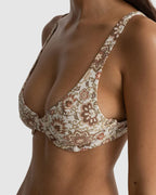 WOMENS RAYA PAISLEY UNDERWIRE BIKINI TOP