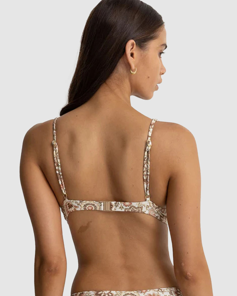 WOMENS RAYA PAISLEY UNDERWIRE BIKINI TOP