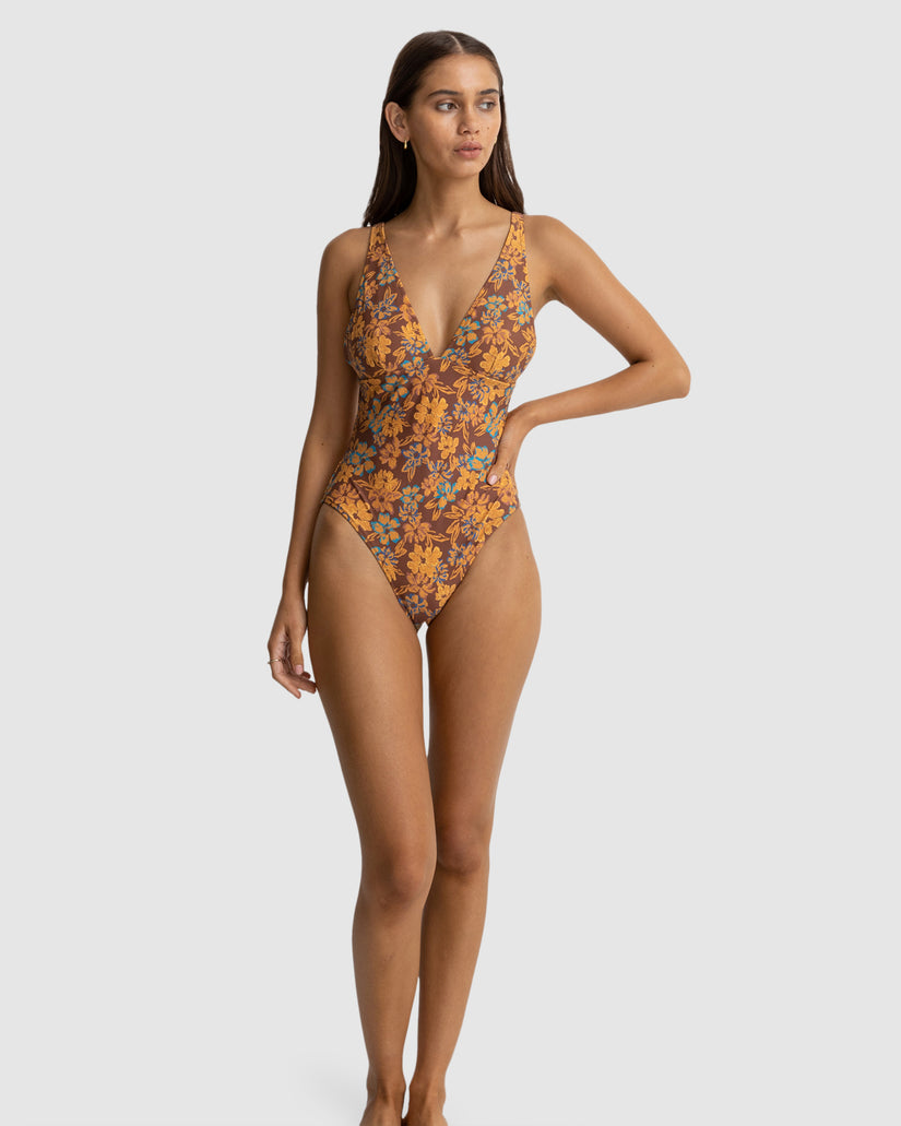 WOMENS OASIS FLORAL CLASSIC ONE PIECE