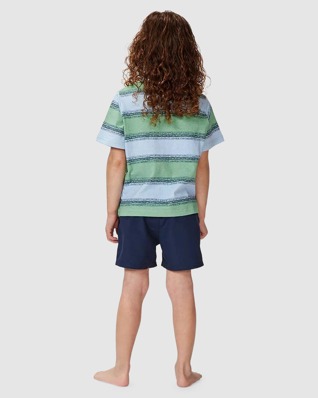 BOYS 2-7 SHRED TOWN STRIPE T-SHIRT