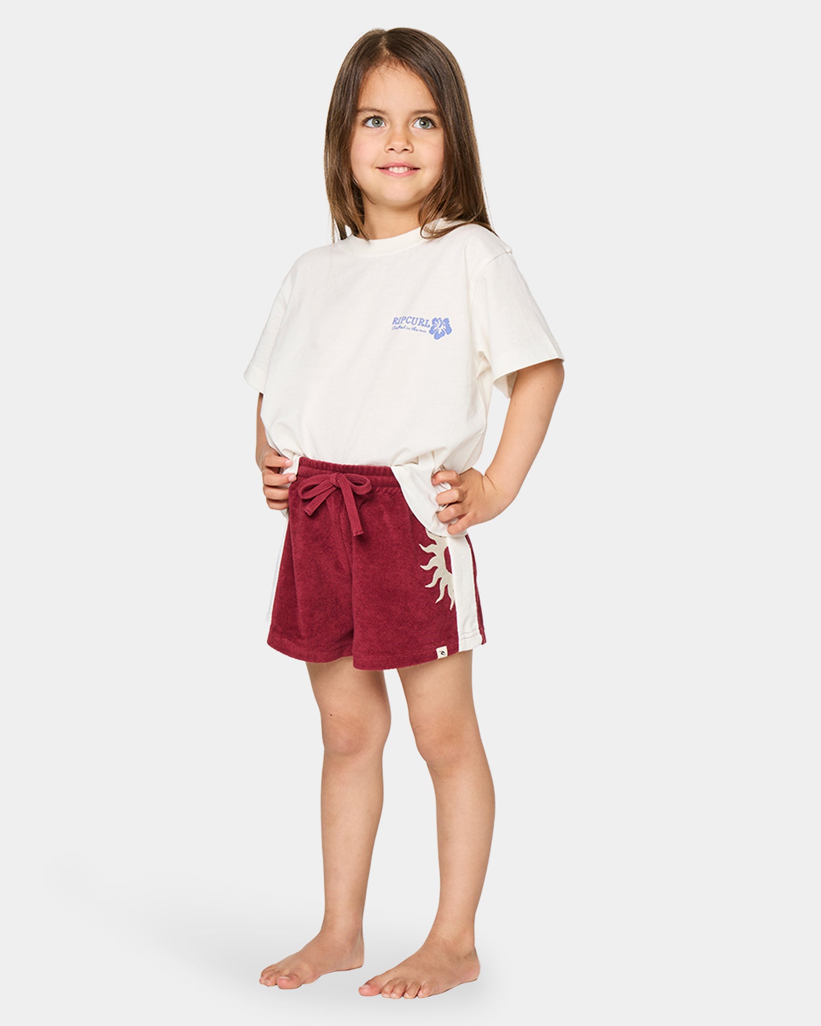 Girls 2-7 Road Trip Terry Shorts