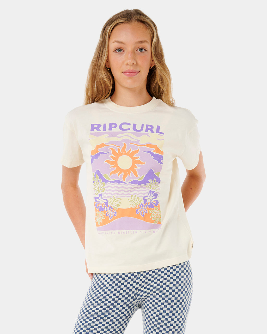 Girls 8-14 Neon Isles Knit Pants