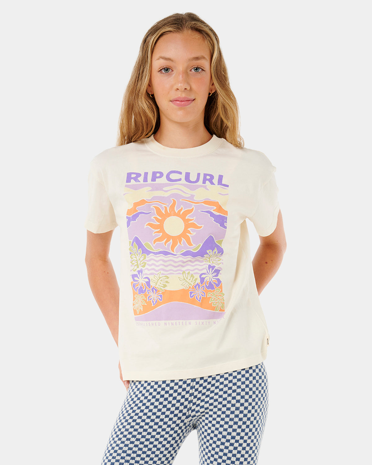 Girls 8-14 Neon Isles Knit Pants