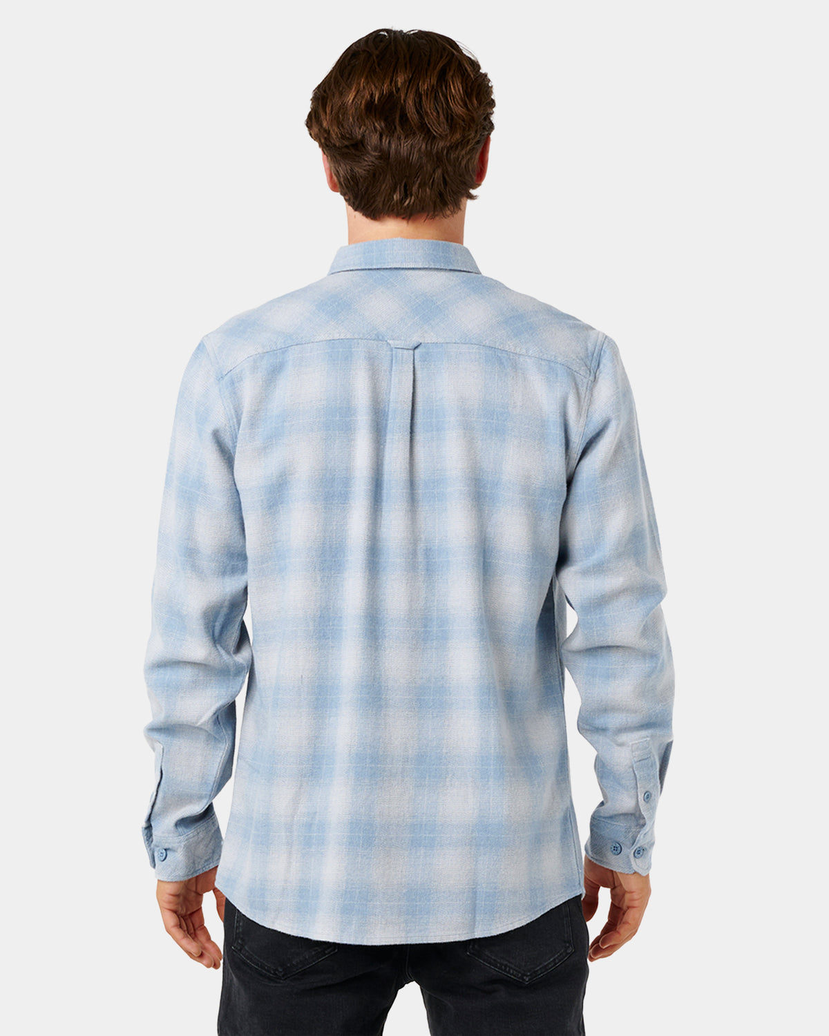 Mens Grinners Flannel Long Sleeve Shirt