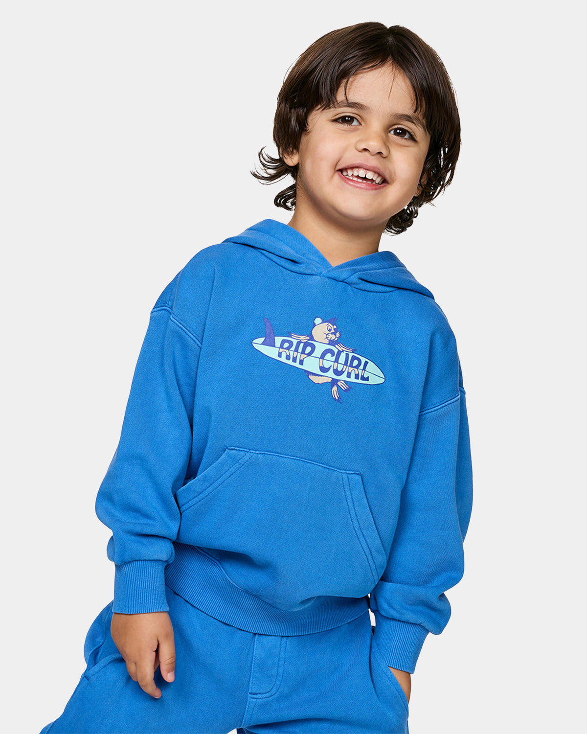 Boys 2-7 Surf Check Pullover Hoodie