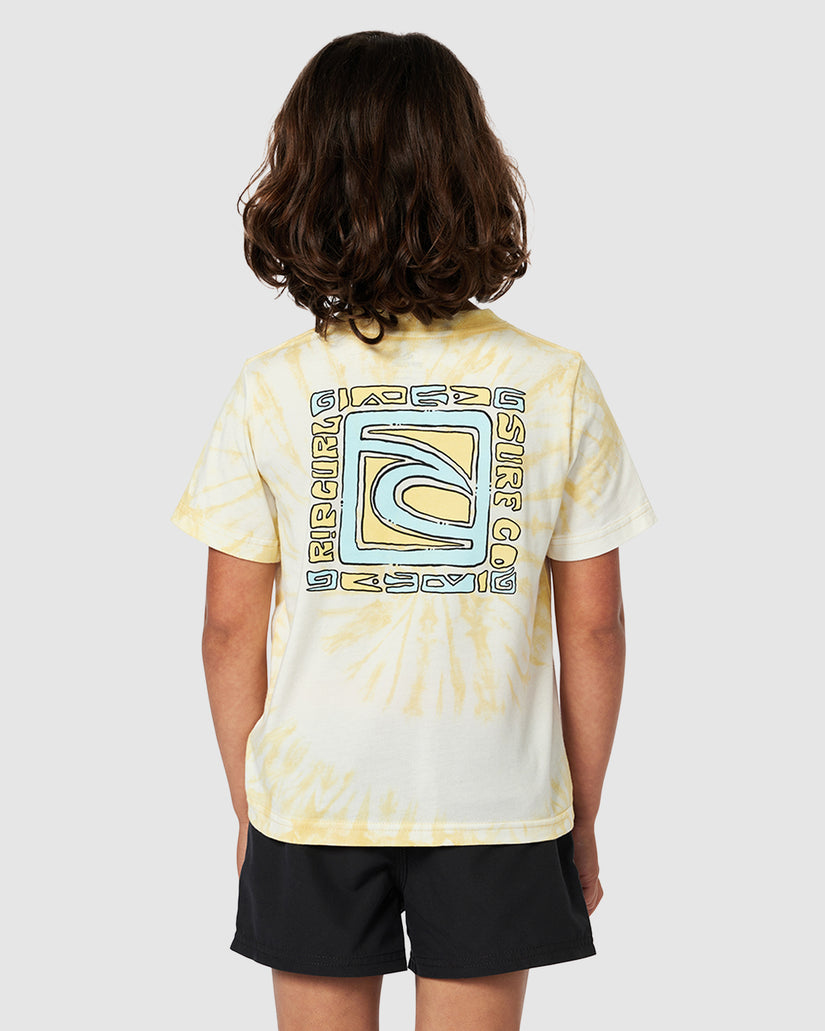 BOYS 2-7TUBE TIE DYE T-SHIRT