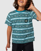 BOYS 2-7 TUBE STRIPE T-SHIRT
