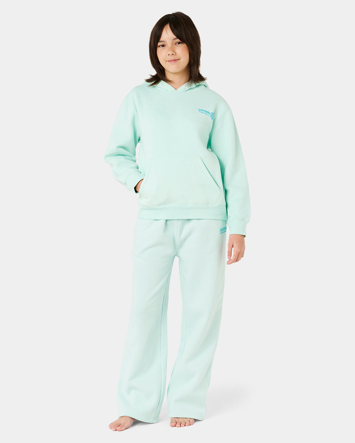 Girls 8-14 Hibiscus Heat Logo Pullover Hoodie