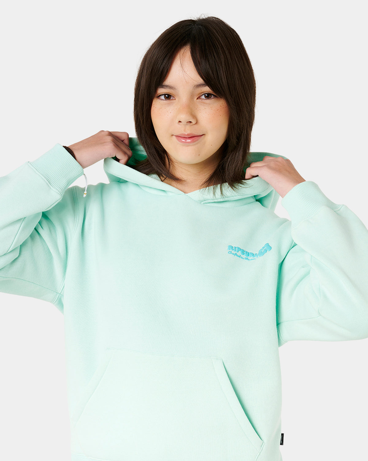 Girls 8-14 Hibiscus Heat Logo Pullover Hoodie