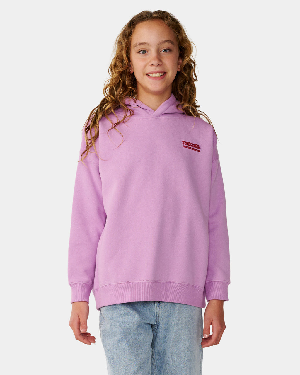 Girls 8-16 Surf Puff Pullover Hoodie