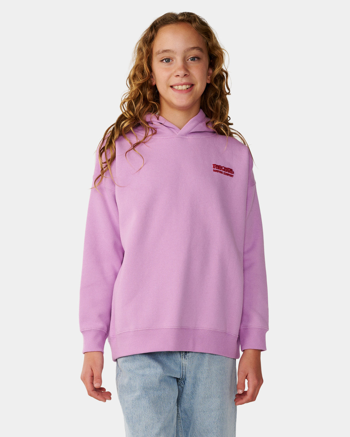 Girls 8-16 Surf Puff Pullover Hoodie