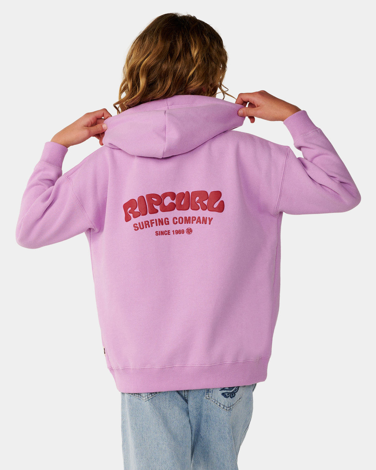 Girls 8-16 Surf Puff Pullover Hoodie