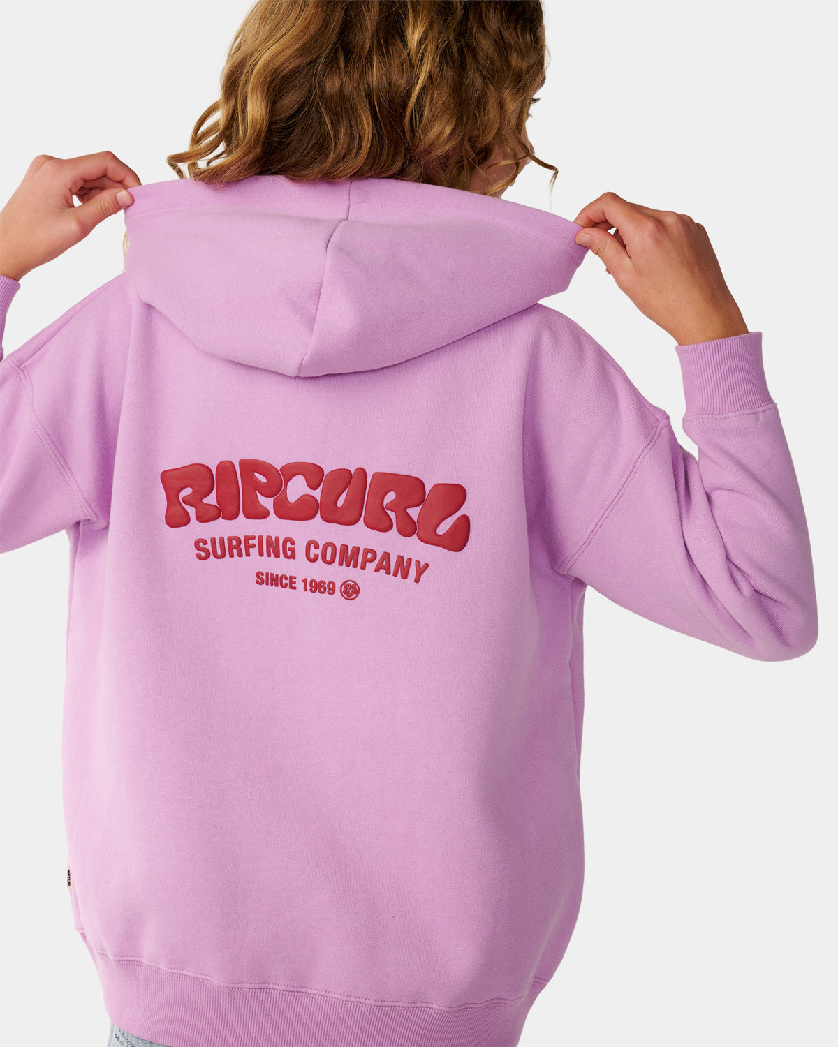 Girls 8-16 Surf Puff Pullover Hoodie