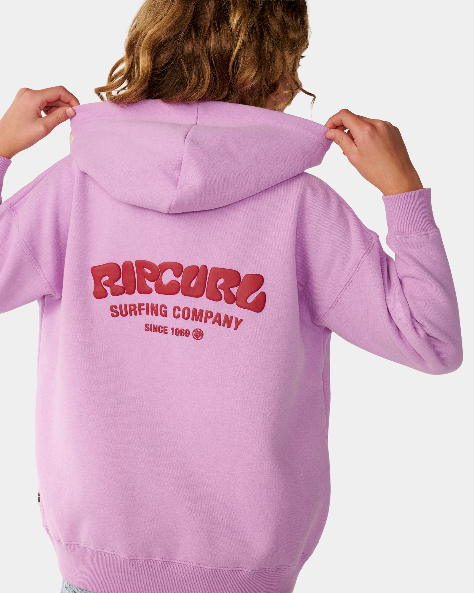 Girls 8-16 Surf Puff Pullover Hoodie