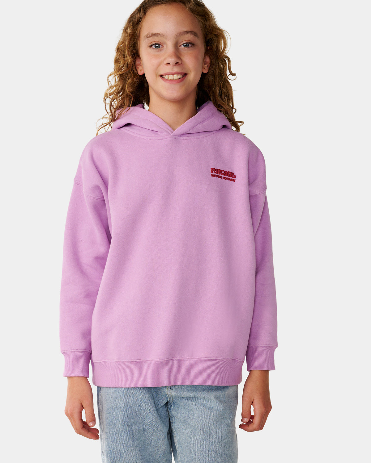 Girls 8-16 Surf Puff Pullover Hoodie