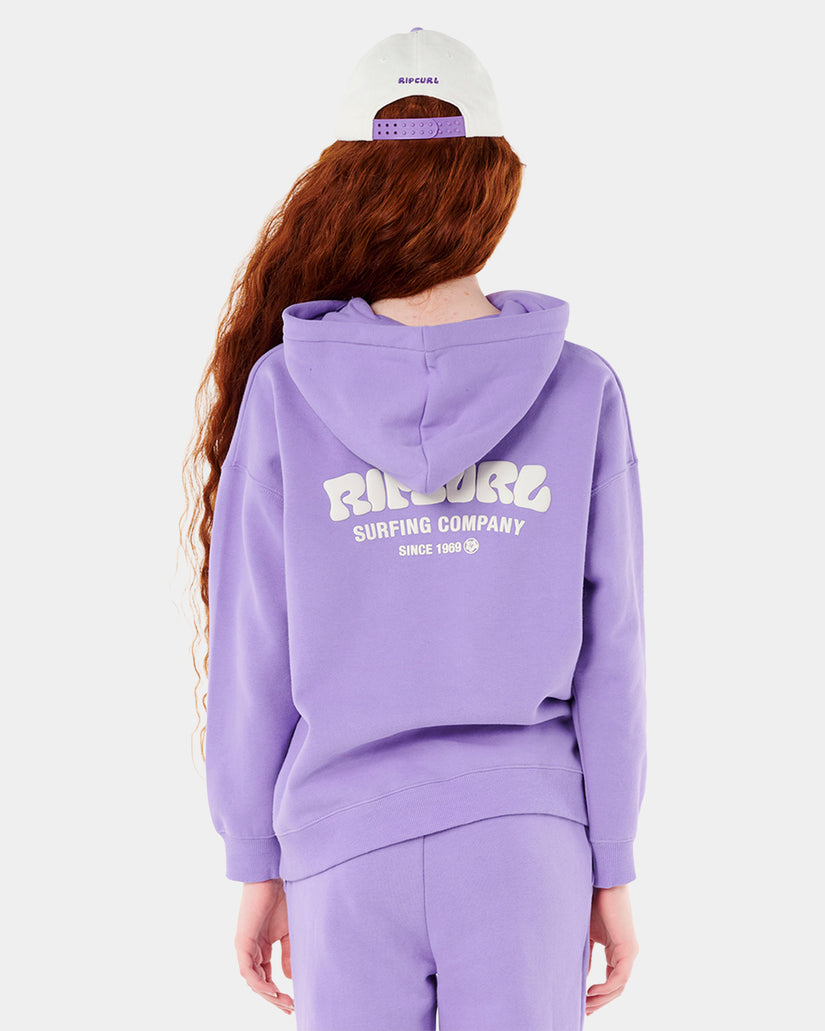 Girls 8-16 Surf Puff Pullover Hoodie