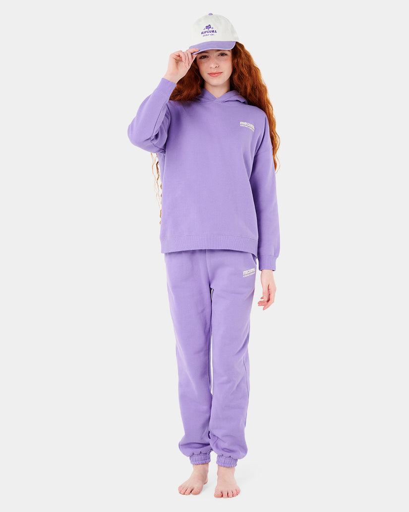 Girls 8-16 Surf Puff Pullover Hoodie