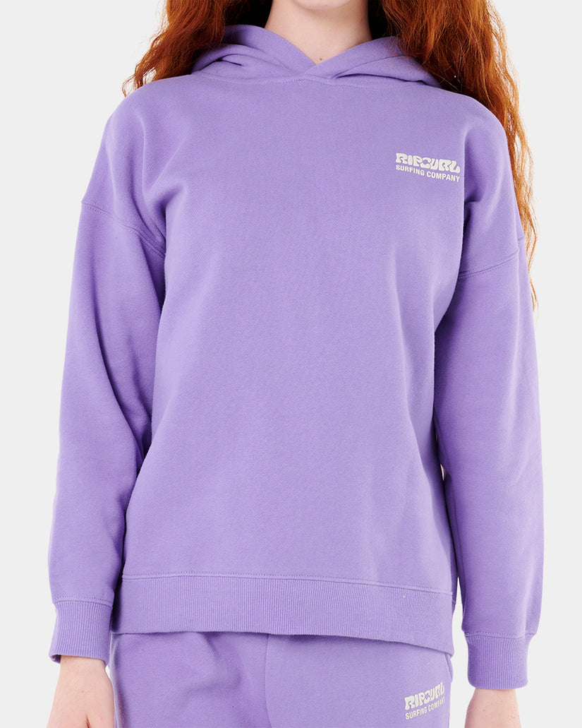 Girls 8-16 Surf Puff Pullover Hoodie