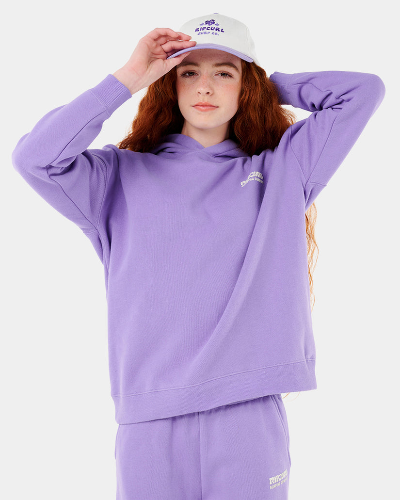 Girls 8-16 Surf Puff Pullover Hoodie