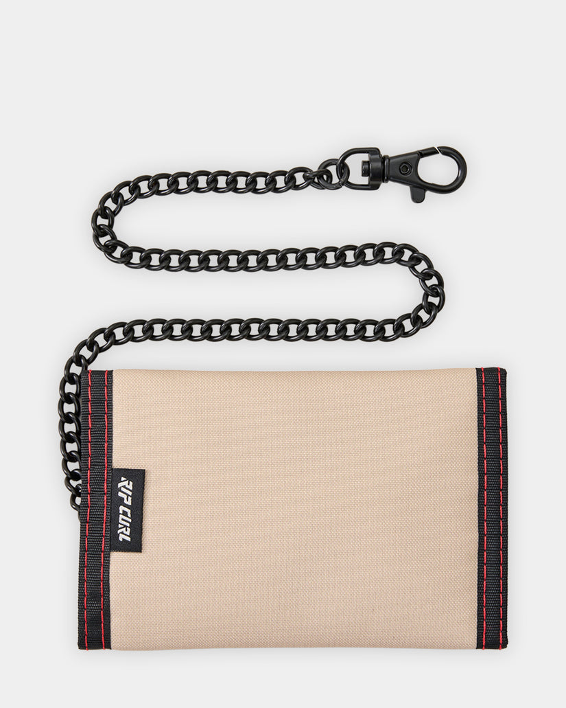 Boys Chain Surf Tri Fold Wallet