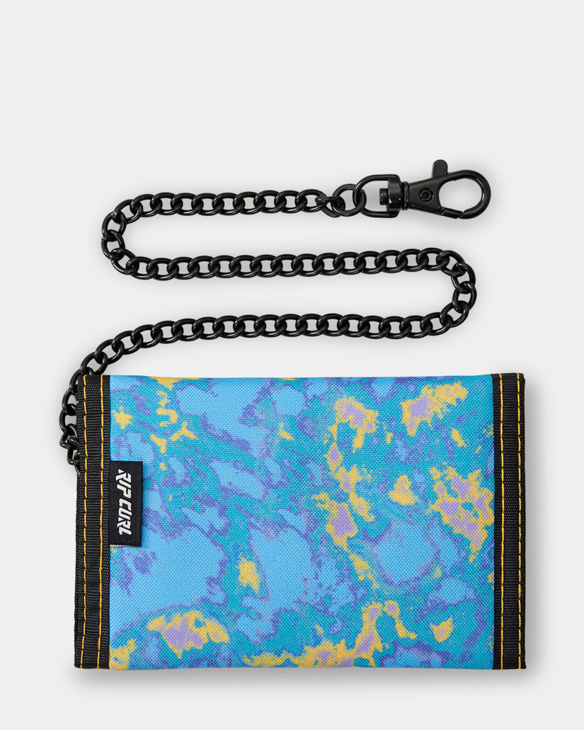 Boys Chain Surf Tri Fold Wallet