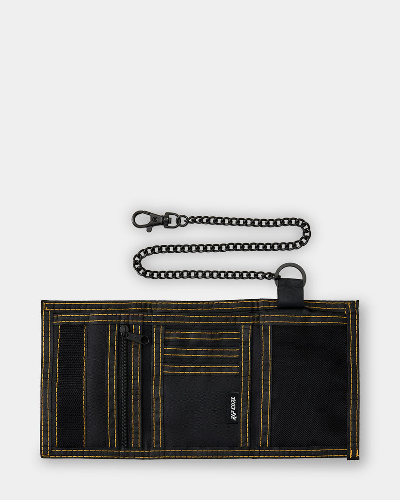 Boys Chain Surf Tri Fold Wallet