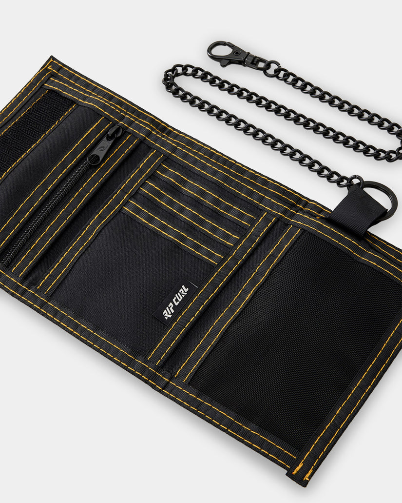 Boys Chain Surf Tri Fold Wallet