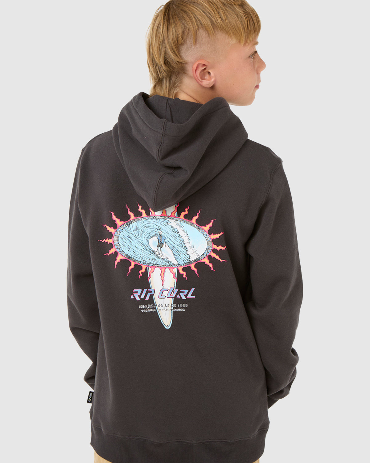 Boys 8-16 Raw Engergy Skull Pullover Hoodie