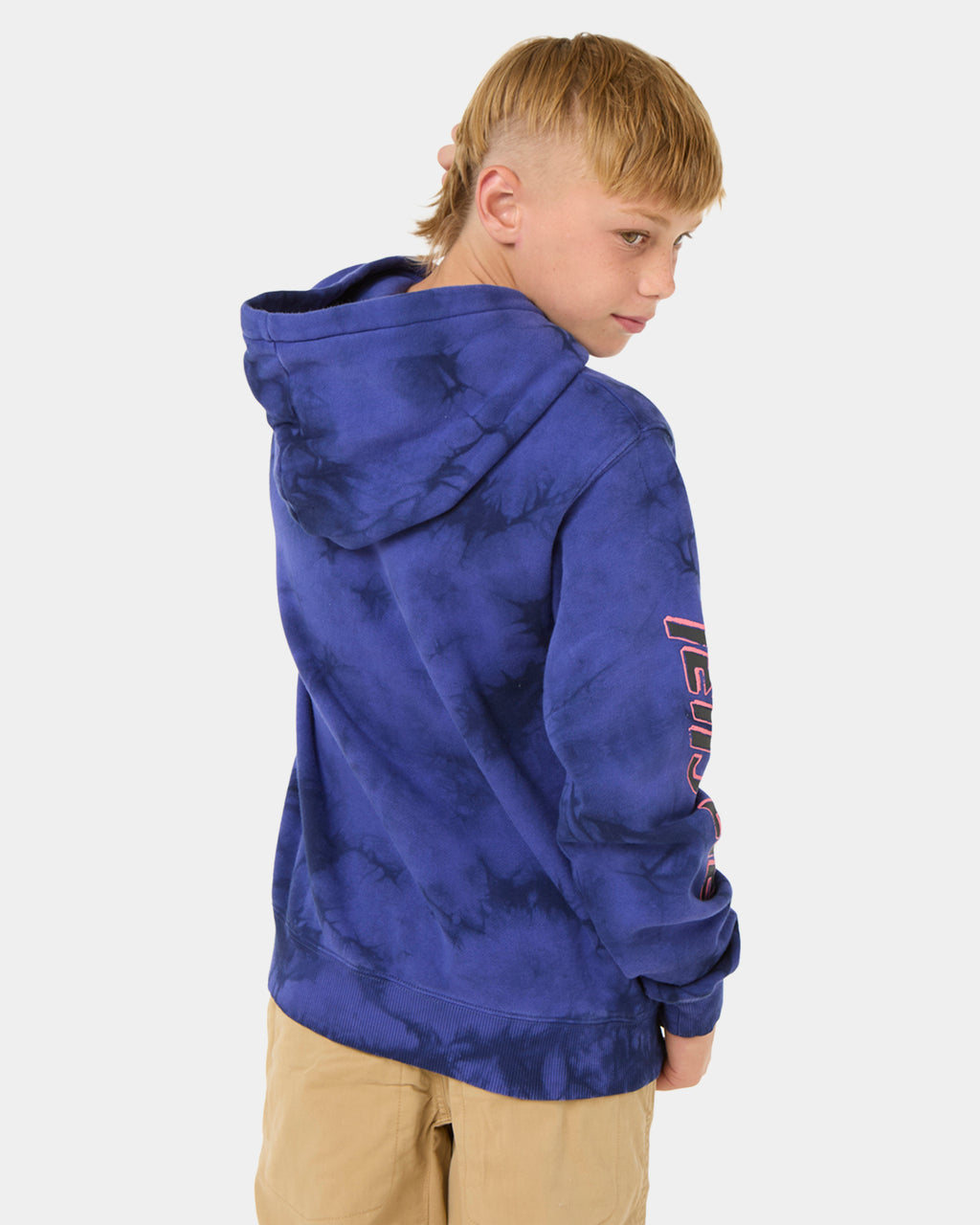 Boys 8-16 Raw Energy Tie Dye Pullover Hoodie