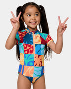 Girls 1-8 AOTS TY Short Sleeve Suit One Piece