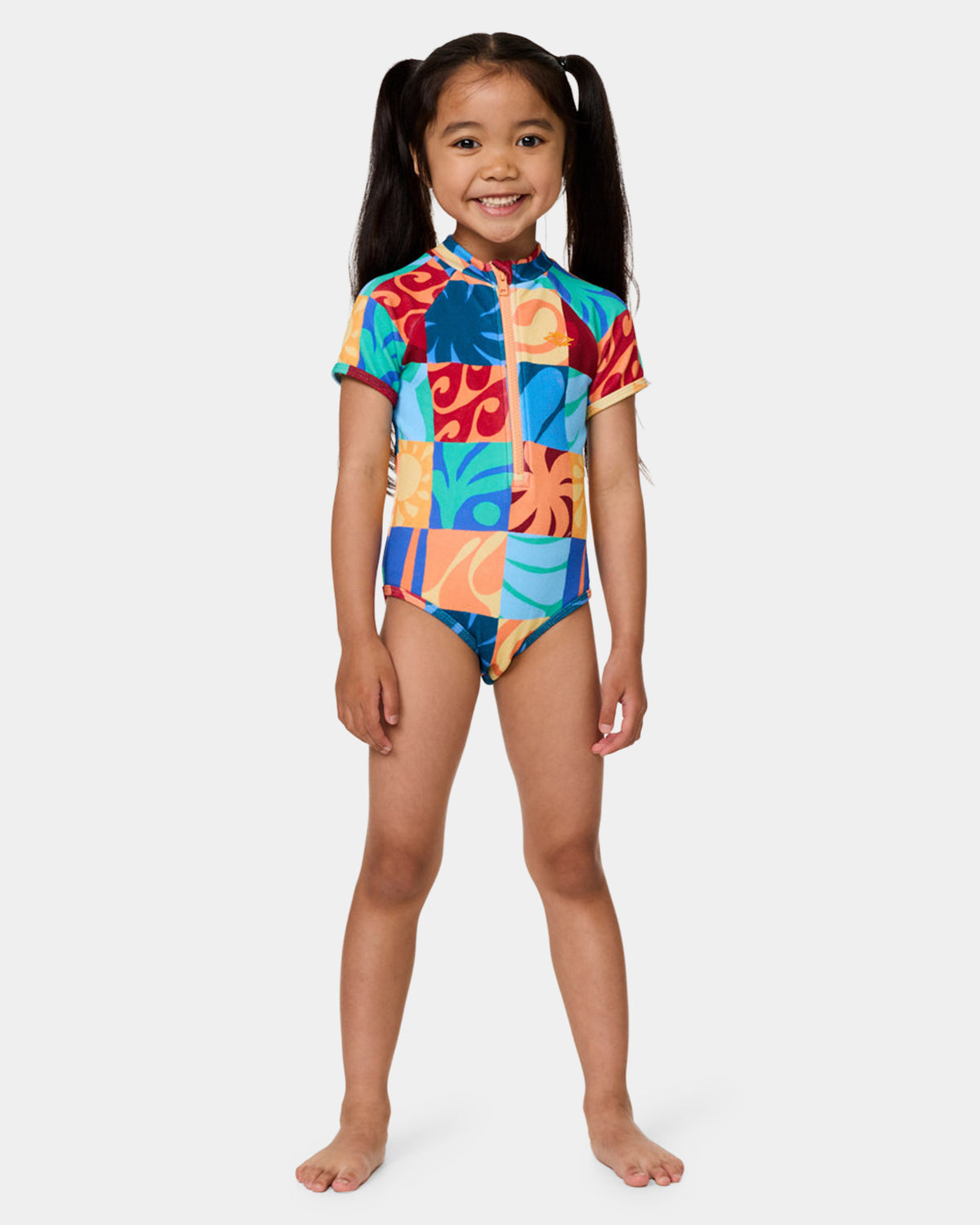 Girls 1-8 AOTS TY Short Sleeve Suit One Piece