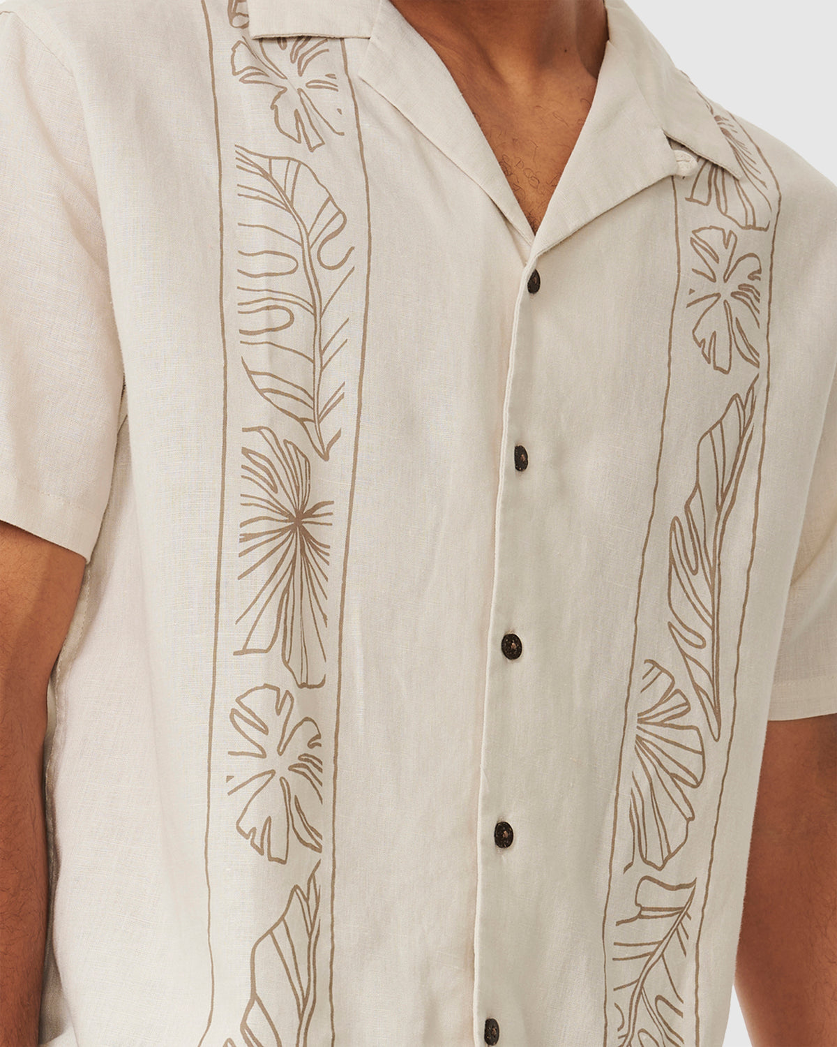 Mens Mod Tropics Vert Short Sleeve Shirt