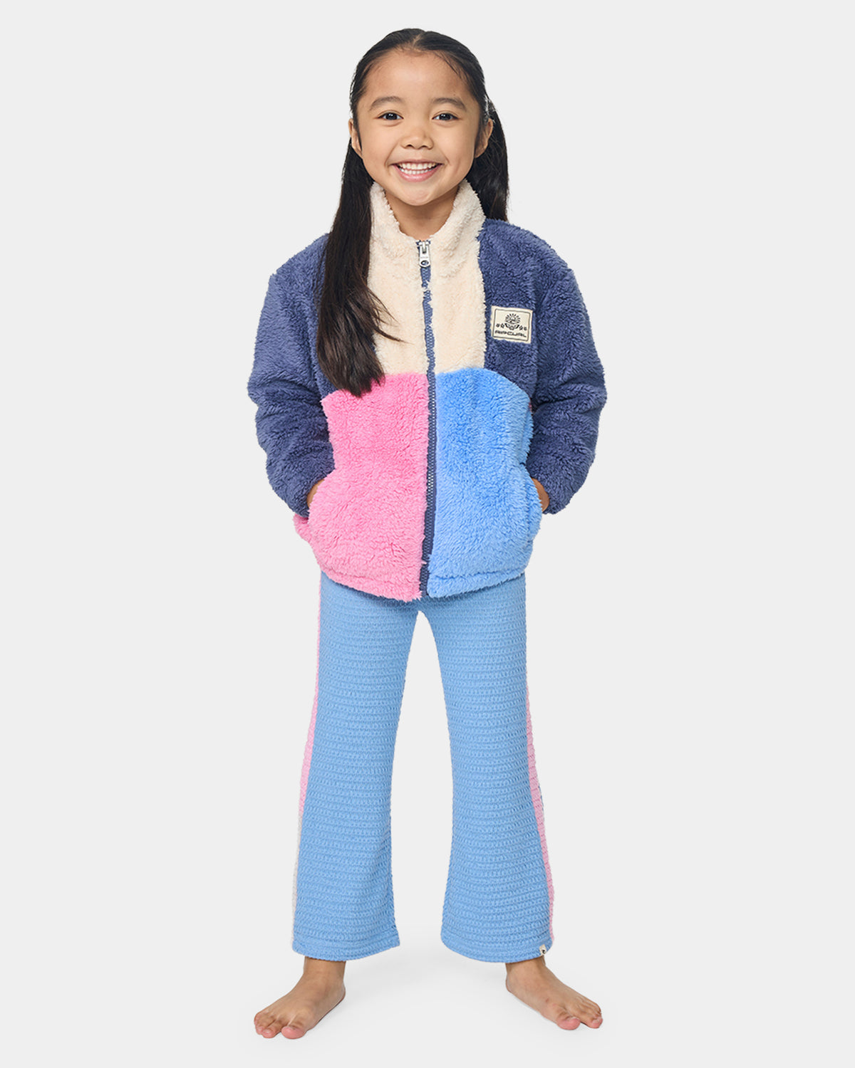 Girls 2-7 Surf Block Polar Fleece Jacket