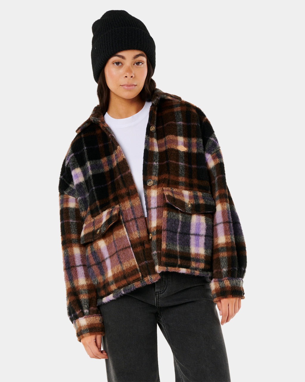 Womens Cala Nights Check Shacket