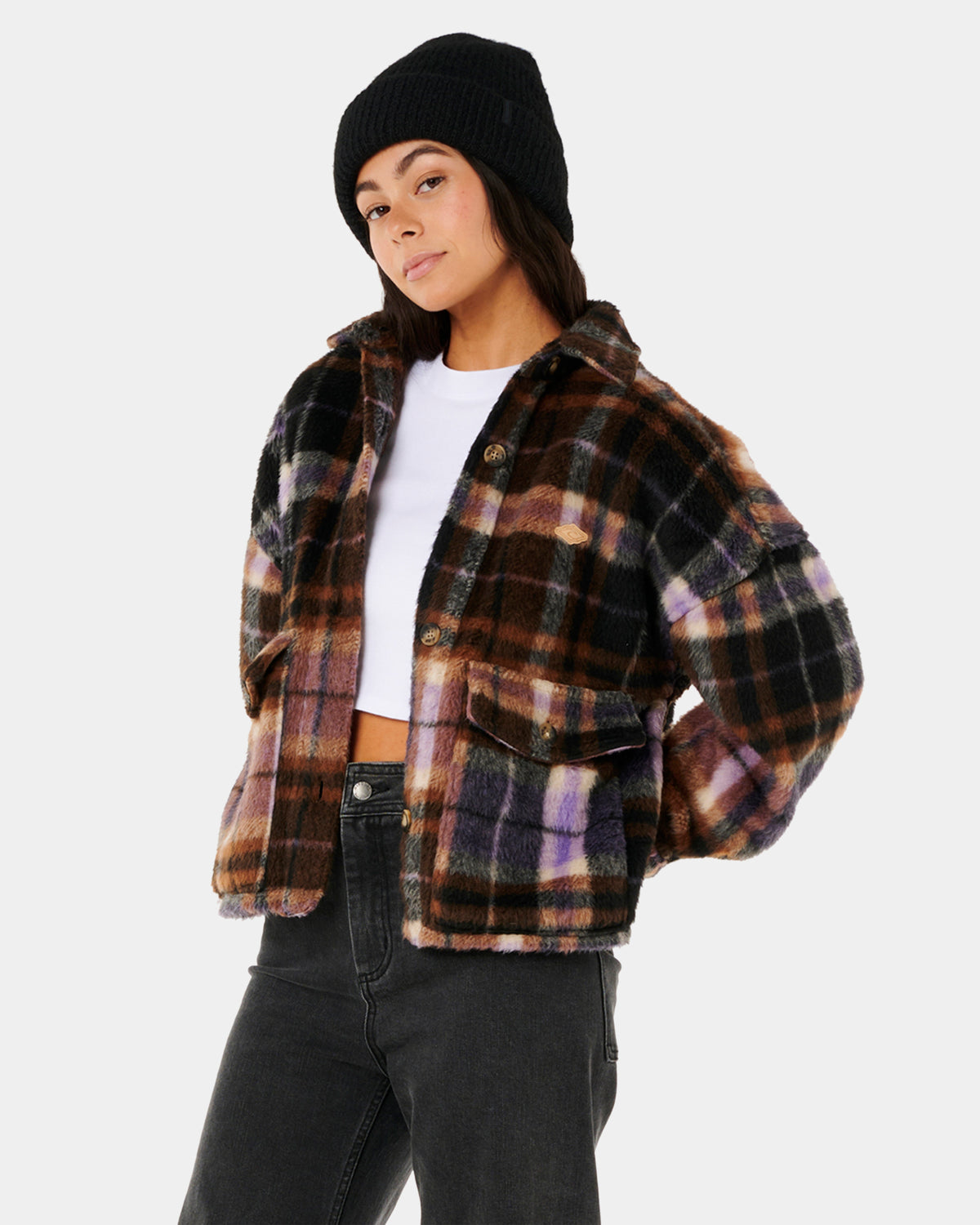 Womens Cala Nights Check Shacket