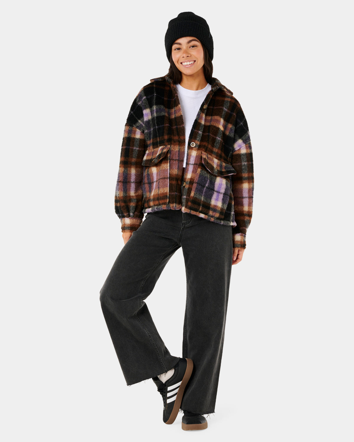 Womens Cala Nights Check Shacket