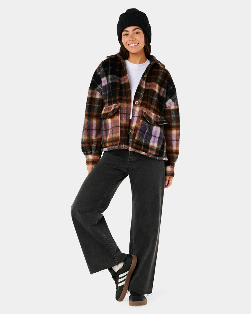 Womens Cala Nights Check Shacket