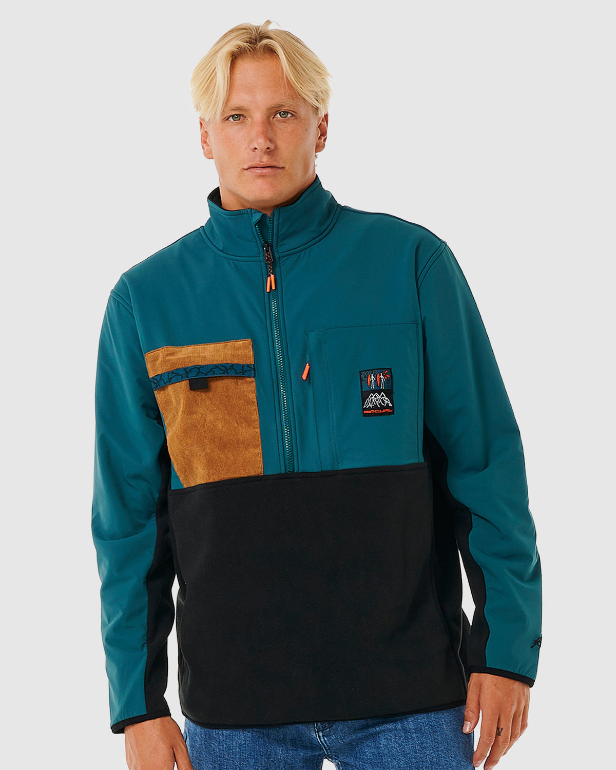 Mens Anti Series Journey Quarter Zip Jumper
