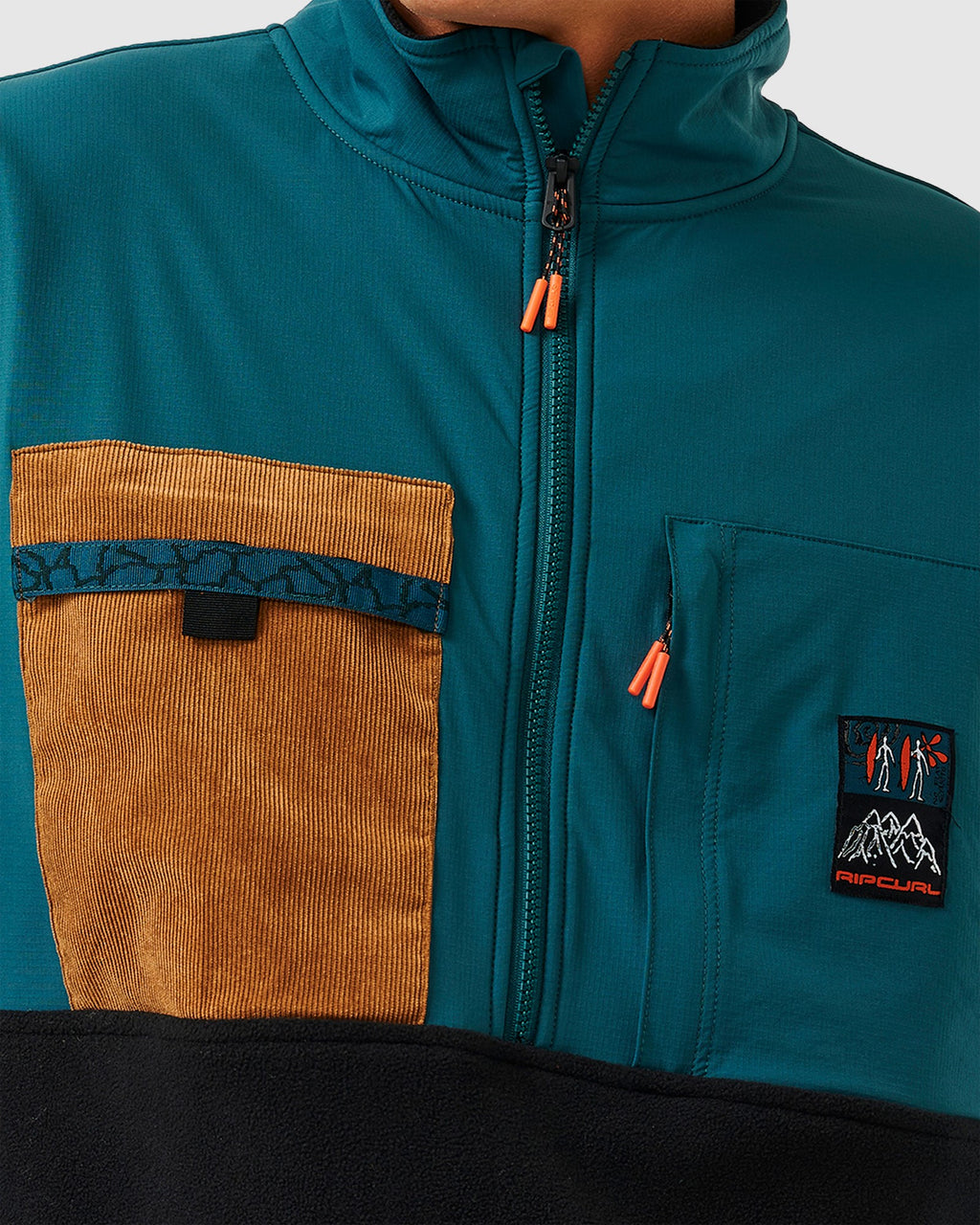 Mens Anti Series Journey Quarter Zip Jumper
