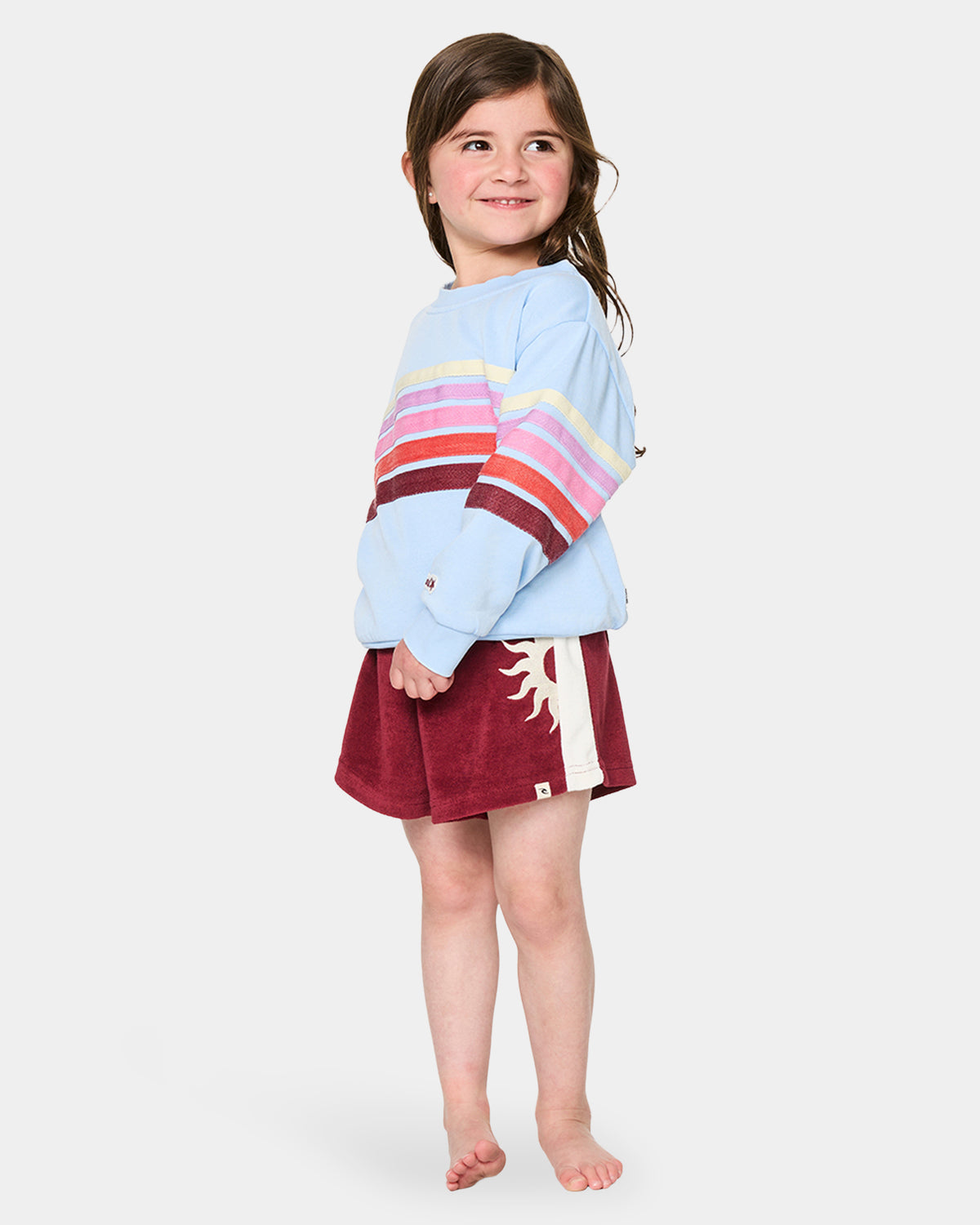 Girls 2-7 Surf Revival Crew Neck