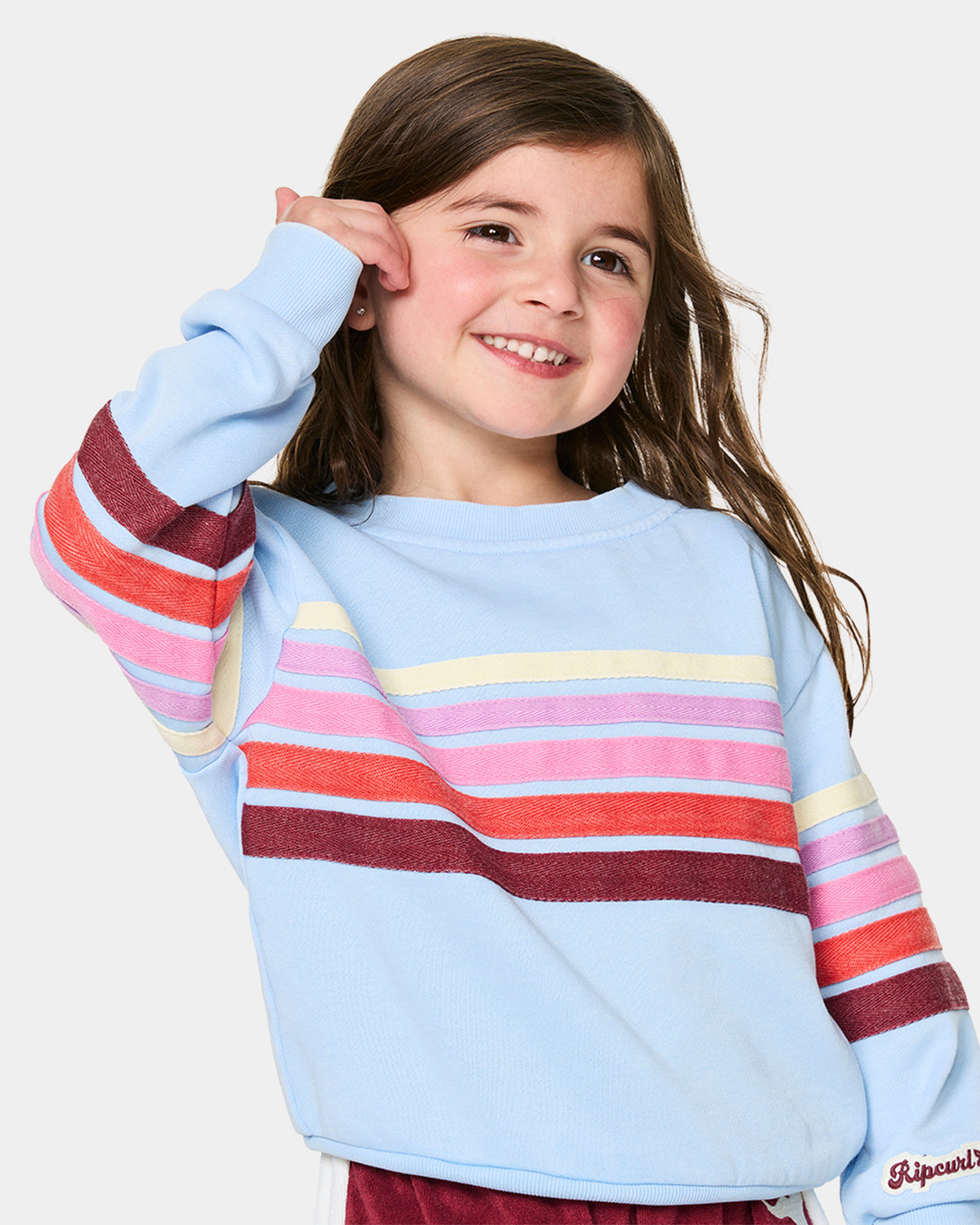 Girls 2-7 Surf Revival Crew Neck