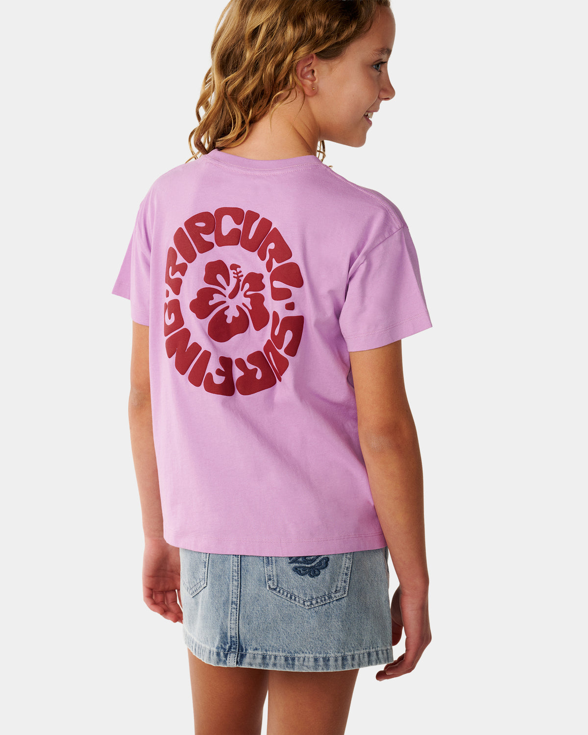 Girls 8-16 Surf Puff Relaxed T-Shirt