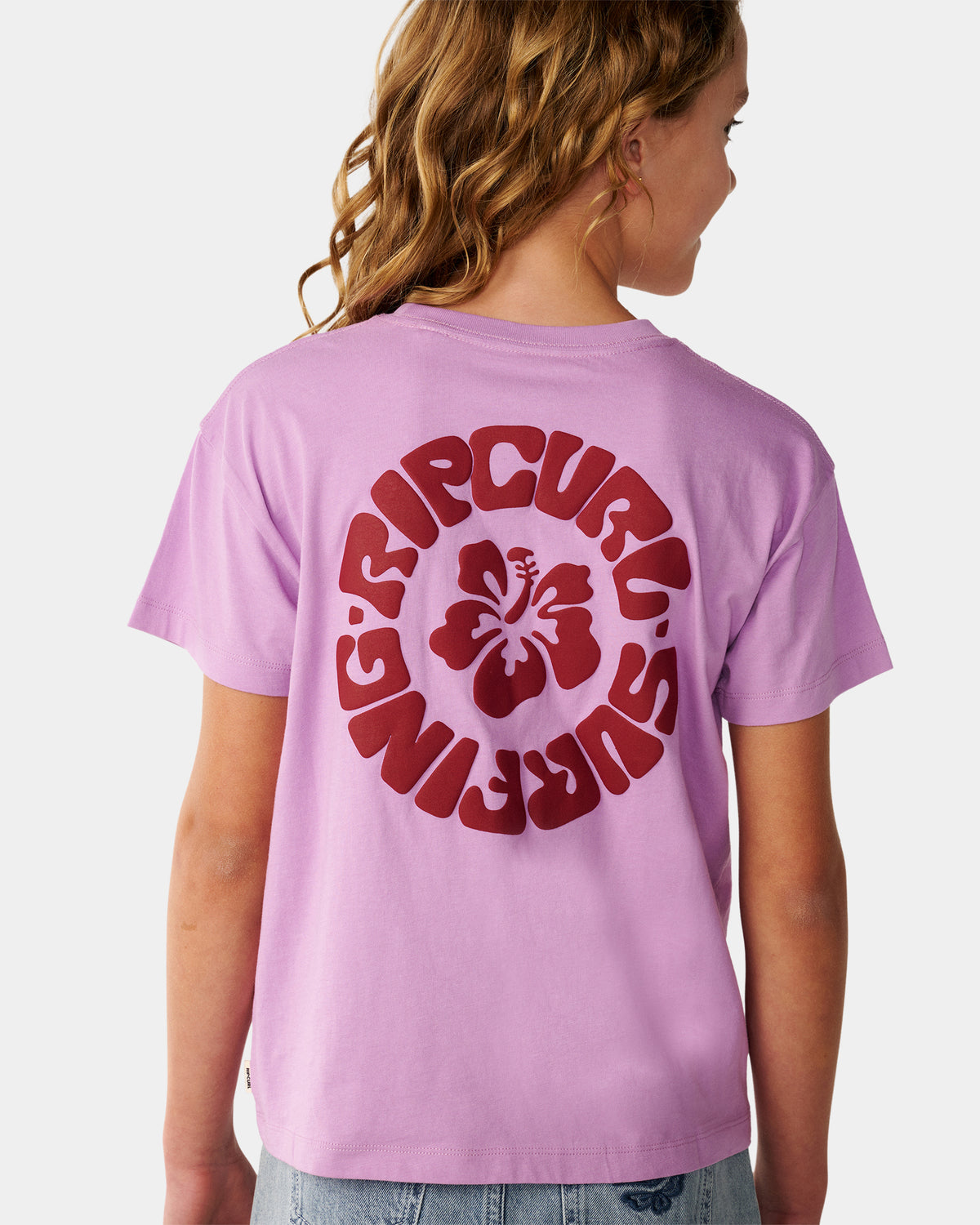 Girls 8-16 Surf Puff Relaxed T-Shirt